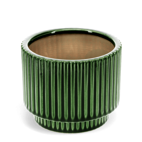 Ridged planter - Green