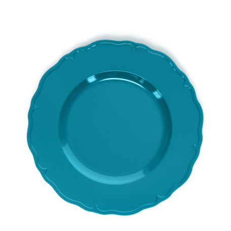 Melamine plate (20cm) - Petrol blue