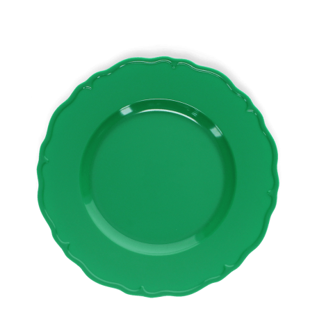 Melamine plate (20cm) - Bright green