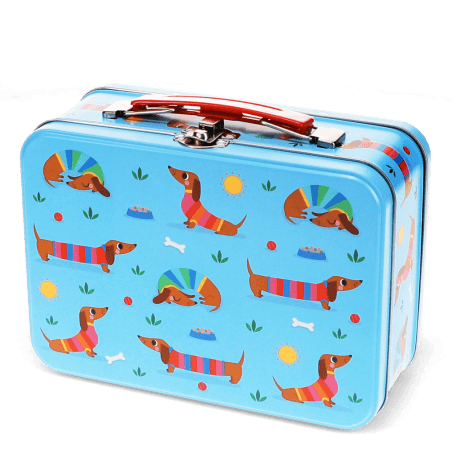 Tin case - Sausage Dog