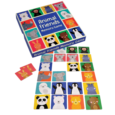 Memory cards (12 pairs) - Animal Friends