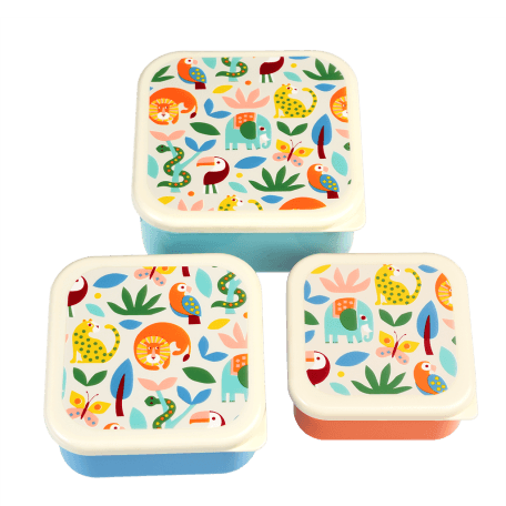 Snack boxes (set of 3) - Wild Wonders