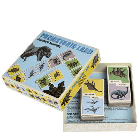 Children's dominoes - Prehistoric Land dinosaur