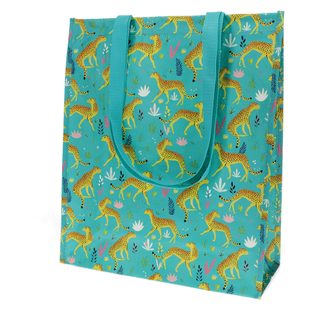 Recycled shopping bag - Cheetah