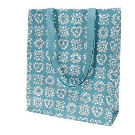 Blue Friendship Shopping Bag