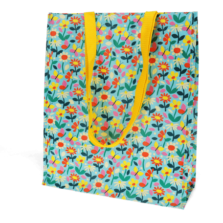 Recycled shopping bag - Butterfly Garden