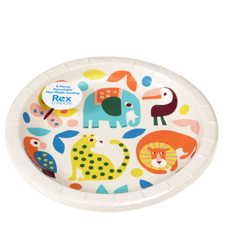 Paper plates (pack of 8) - Wild Wonders