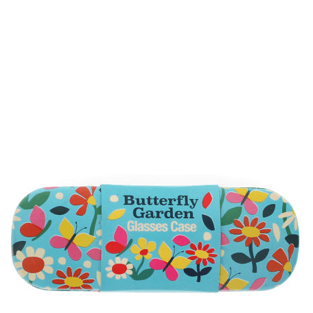 Glasses case & cleaning cloth - Butterfly Garden