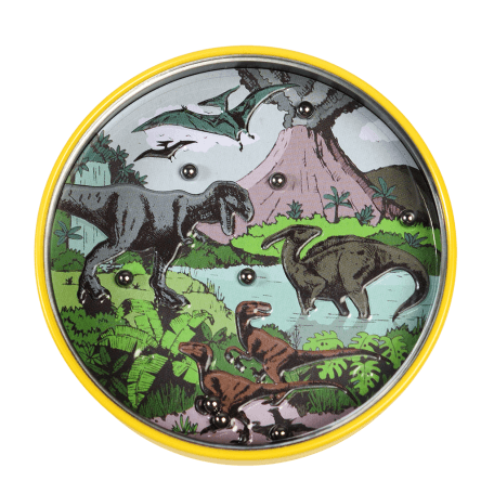 Prehistoric Land Dinosaur Tin Tilt Puzzle