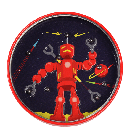 Tin tilt puzzle - Sci-fi robot