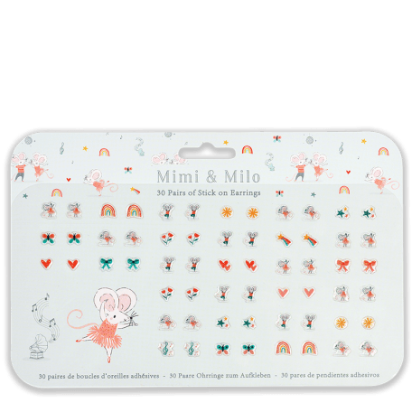 Stick on earrings (30 pairs) - Mimi and Milo