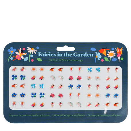 Stick on earrings (30 pairs) - Fairies in the Garden