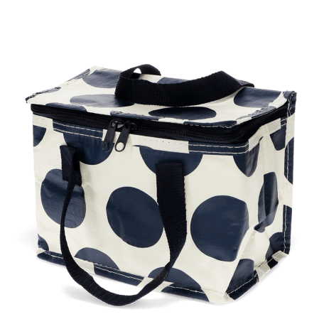 Insulated lunch bag - Spotlight navy on white