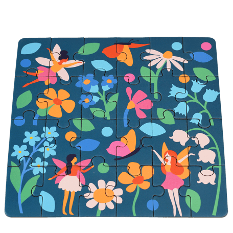 Mini jigsaw puzzle - Fairies in the Garden