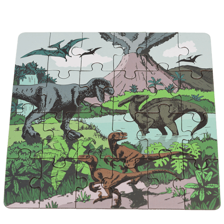 Mini jigsaw puzzle - Prehistoric Land