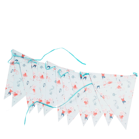 Paper bunting (3 metres) - Mimi and Milo