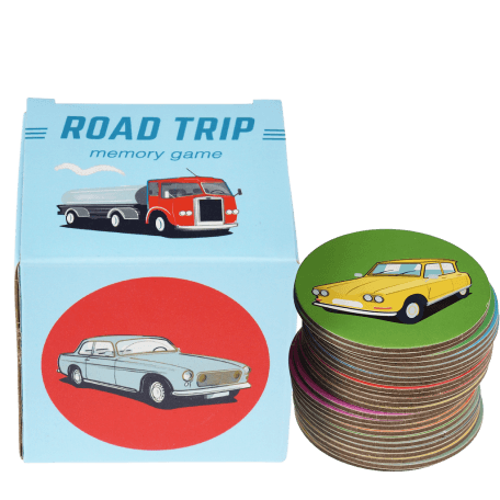 Memory game (12 pairs) - Road Trip