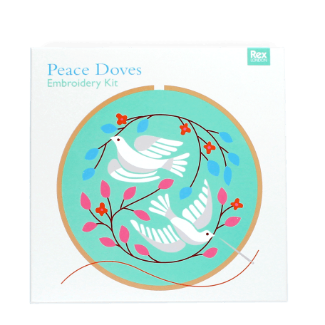 Embroidery kit - Peace Doves