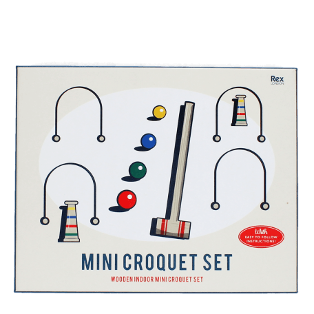 Mini croquet set