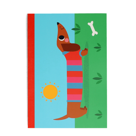 A5 notebook - Sausage Dog