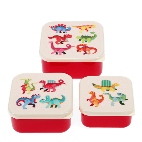 Snack boxes (set of 3) - Baby Dinos