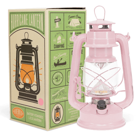 LED hurricane lantern - Pink