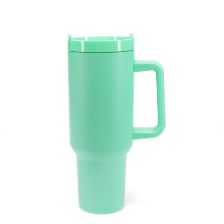 Travel tumbler with handle (1.2Ltr) - Mint green