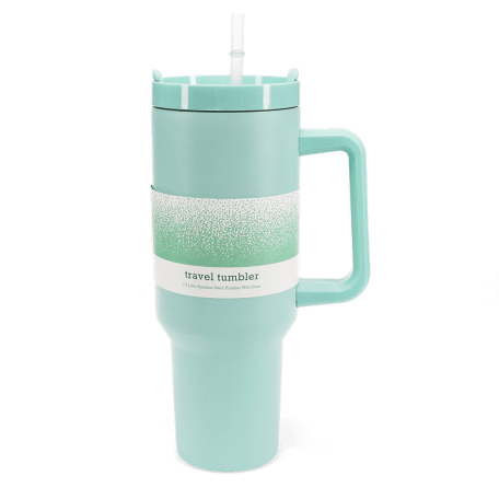 Travel tumbler with handle (1.2Ltr) - Eggshell blue