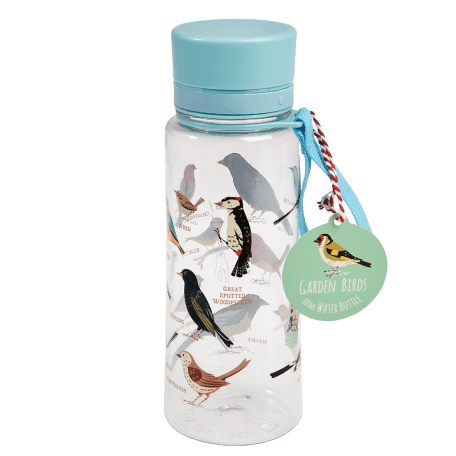 Garden birds water bottle