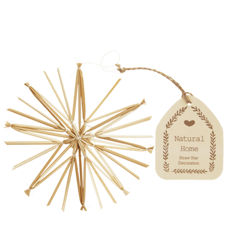  Straw star decoration (15cm)