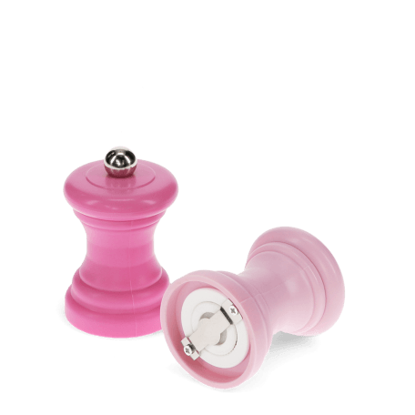 Travel salt pepper mill set pink