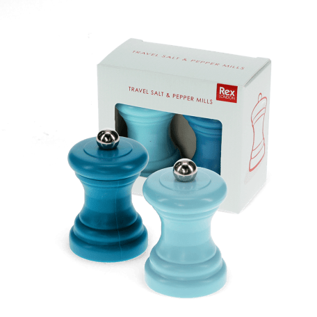 Travel salt & pepper mill set - Blue