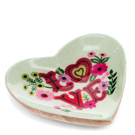 Love heart trinket dish