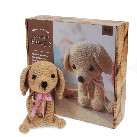 Make your own crochet animal kit - Puppy