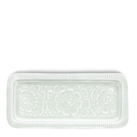 Enamel trinket tray - Light grey