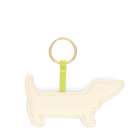 Faux leather keyring - Sausage Dog