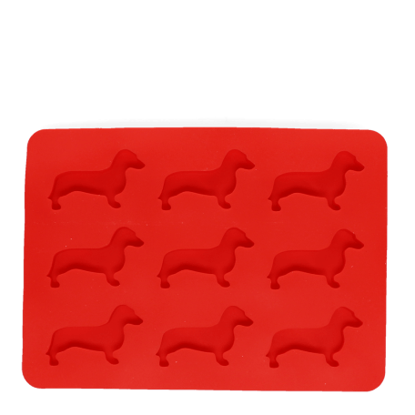 Silicone ice cube tray - sausage dog