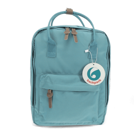 Compact backpack blue