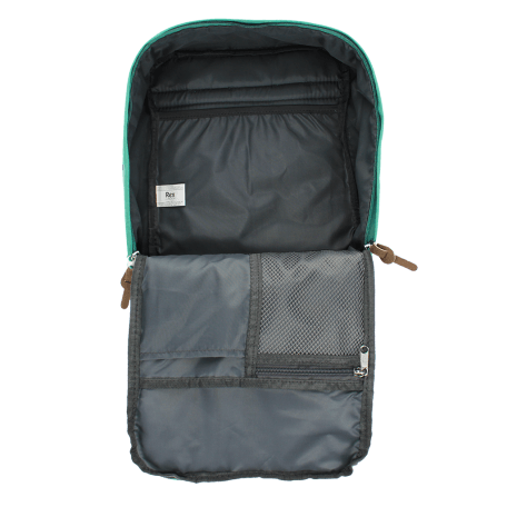 Compact backpack blue