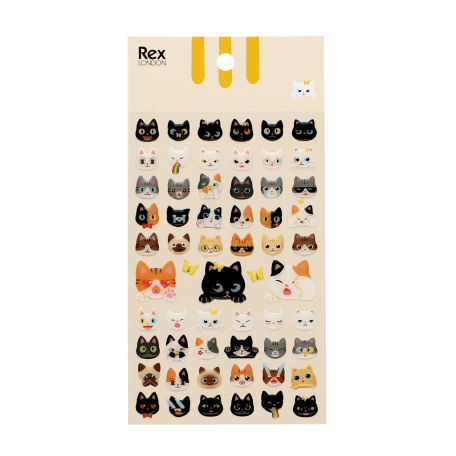 3D stickers - Quirky Cats