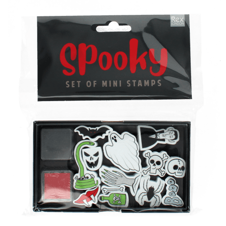 Set of mini stamps - Spooky 