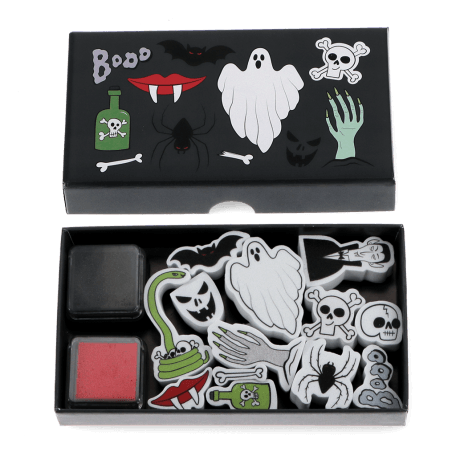 Set of mini stamps - Spooky 