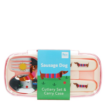 Children's cutlery set - Sausage Dog