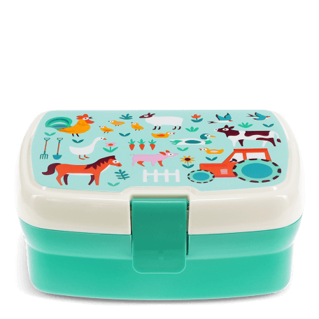 Lunch box with tray - Farmyard