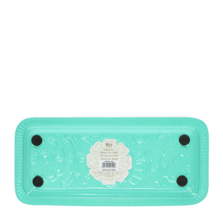 Enamel trinket tray - aqua