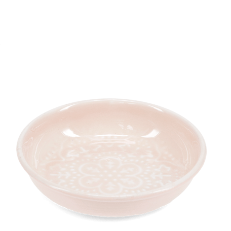 Enamel trinket dish - pink