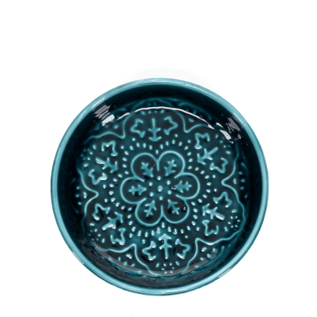 Enamel trinket dish - Blue