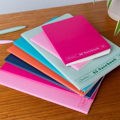 notebooks (set of 2) - Pinks