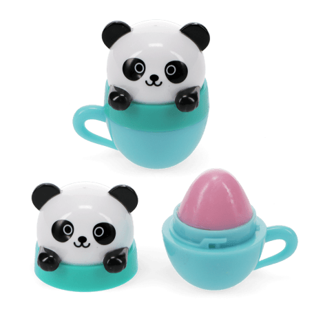 Mini berry scented lip balm (assorted) - Teacup animal friends