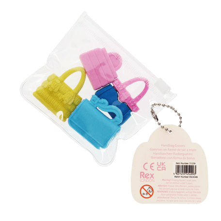 Erasers (set of 4) - Handbags